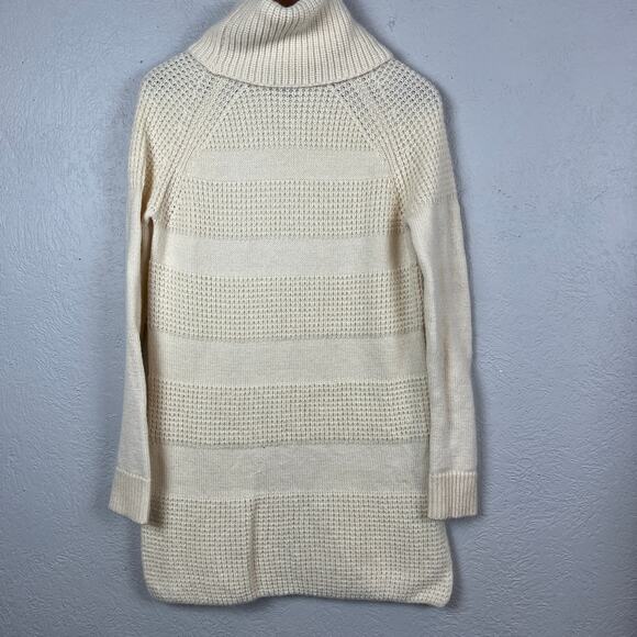 Intermix Turtleneck Wool & Mohair Sweater Dress Cream DIY - L - Picture 4 of 5